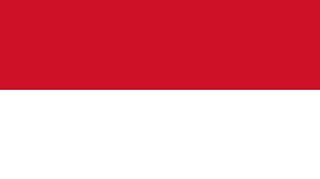 Vecteur bendera merah putih