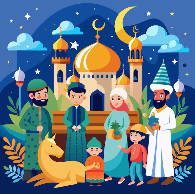 Les Bénédictions Du Ramadan Eps Fichiers Vectoriels Pour Un Mois De Renouveau Spirituel