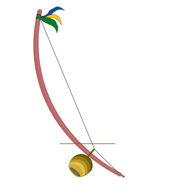 Vecteur le berimbau contemporain