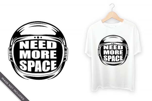 Besoin de plus d'espace pour la conception de t-shirts