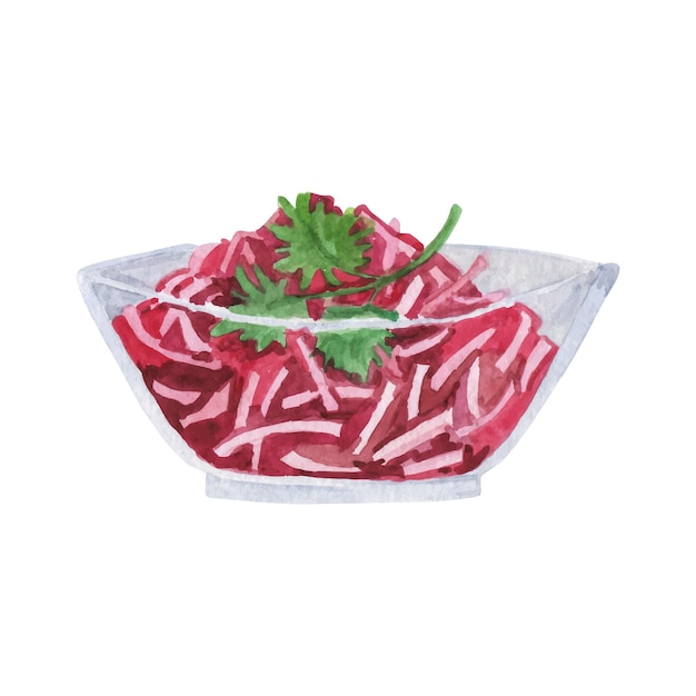 Betterave coréenne Salade de légumes épicés frais Plat oriental végétarien Cuisine asiatique