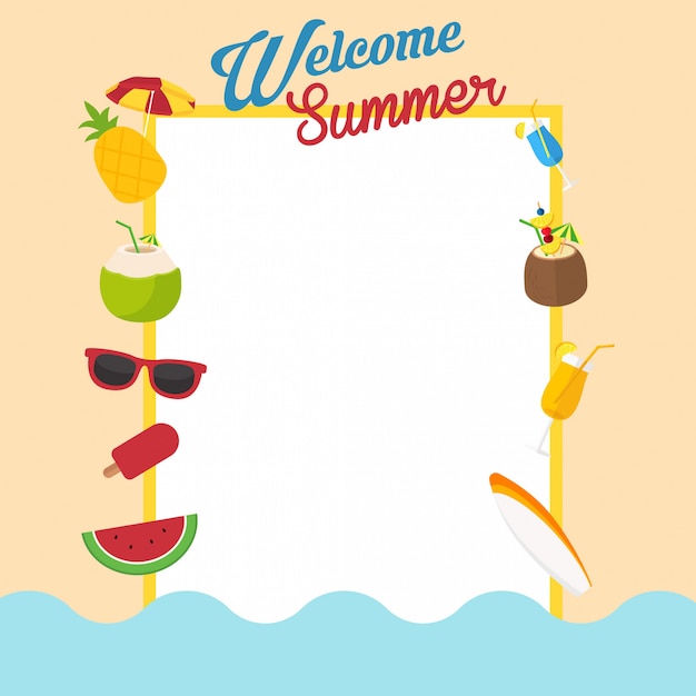 Bienvenue à Fond Plat Design Vacances D'été