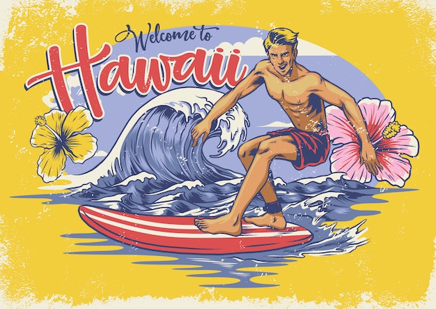 Bienvenue Surf Hawaïen