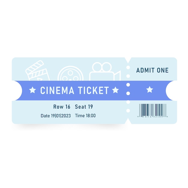 Billet bleu pour le cinéma