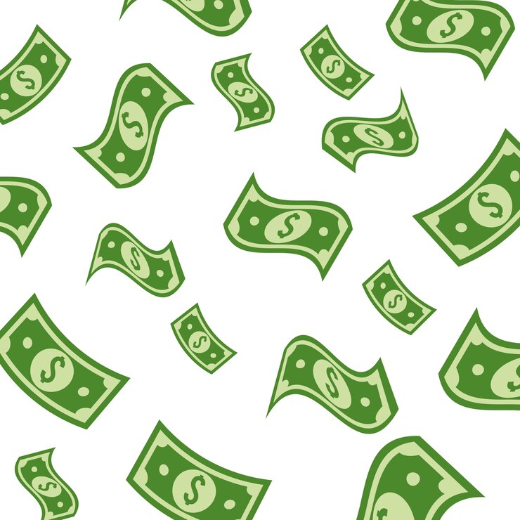 Vecteur billet vert dolar money
