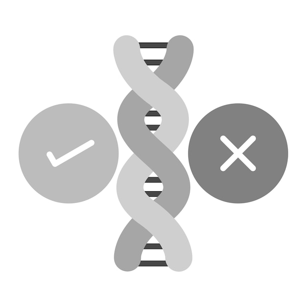 Vecteur bioéthique image vectorielle de l'icône de débat peut être utilisée pour la bioingénierie