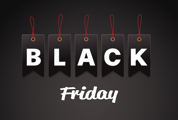 Vecteur black friday offre spéciale bannière