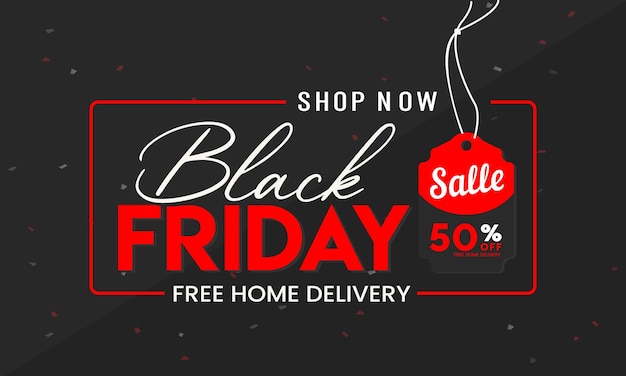 Black Friday Vente Shopping Vector Abstract Background