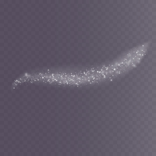 Blanc png poussière lumière Bokeh lumière lumières effet fond Noël fond de poussière brillante Noël lumière rougeoyante bokeh confettis et étincelle superposition texture pour votre conception