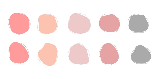 Blob de cercle abstrait