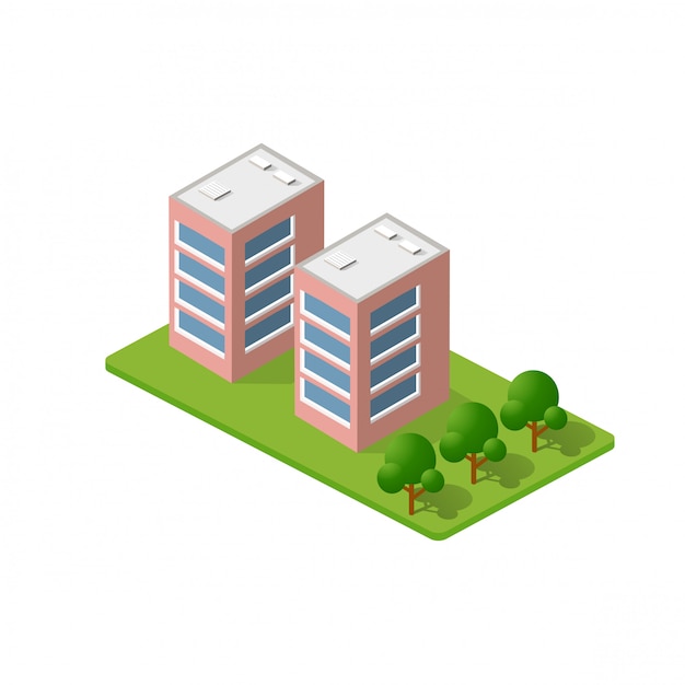 Bloc De Module 3d Isométrique