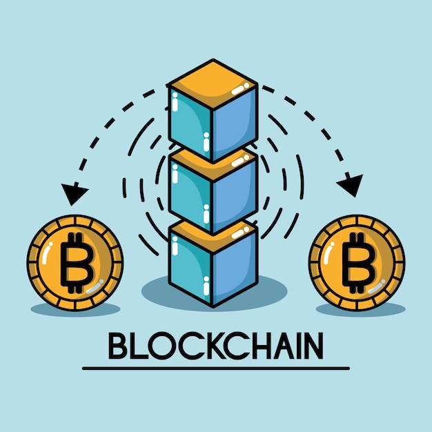 Blockchain Cubes Technologie De Sécurité Numérique