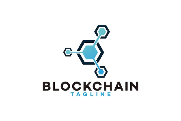 Vecteur blockchain logo icône vecteur isolé