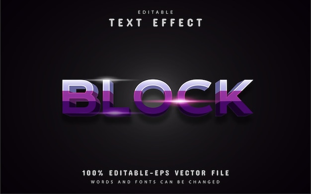 Bloquer les effets de texte violet
