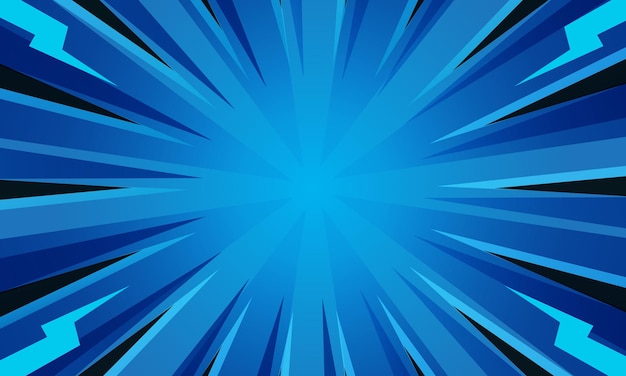 Blue Comic Background