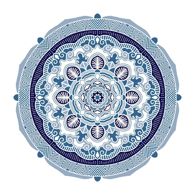 Blue Mandala Design