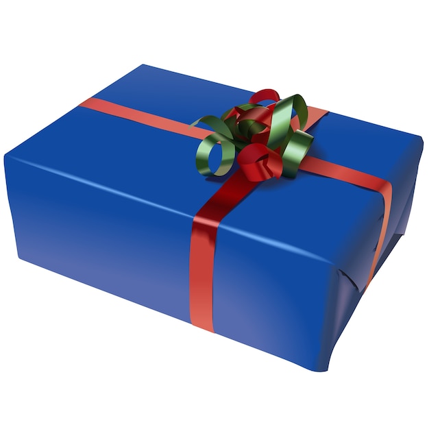 Blue Present Box