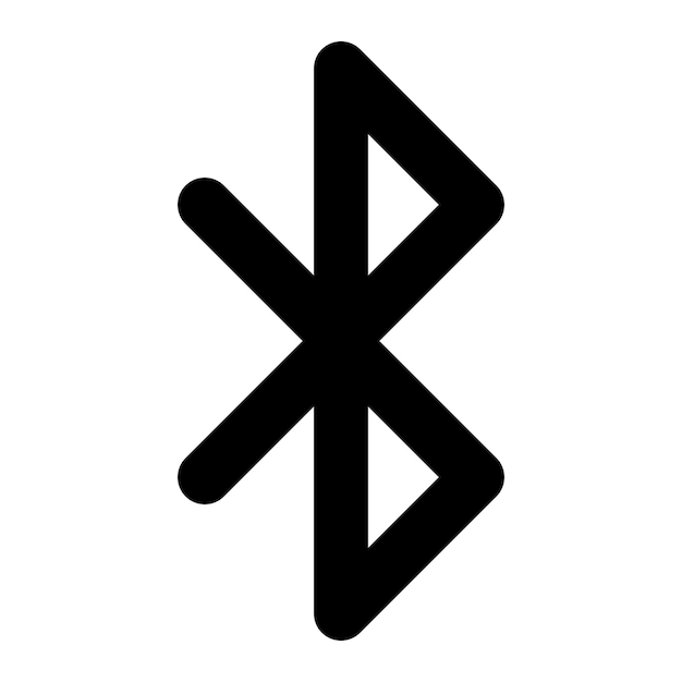 Vecteur bluetooth vector icon design illustration