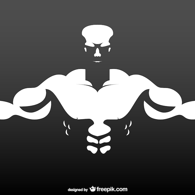 Vecteur bodybuilder illustration libre