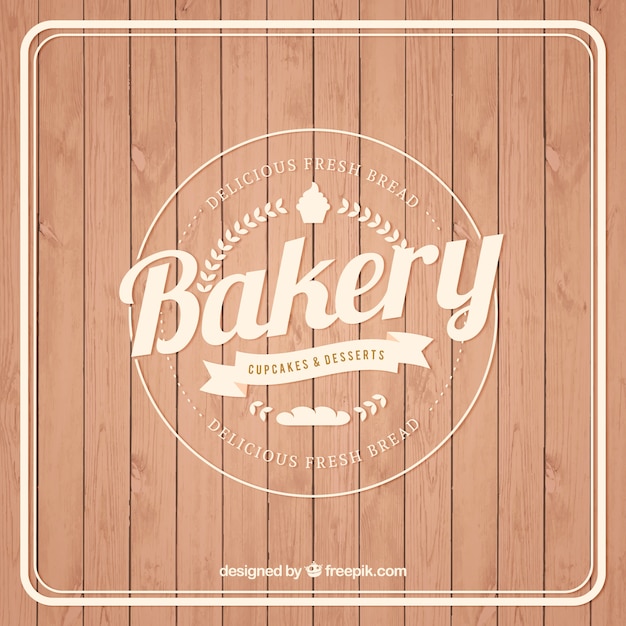 Bois Vintage Background De Boulangerie