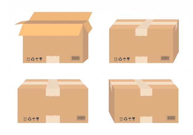 Boîtes en carton pour le transport