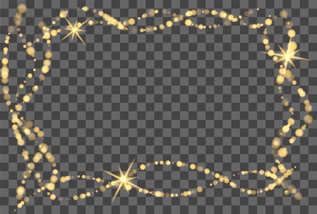 Bokeh scintille sur fond transparent fond d'écran brillant festif pour Noël et nouvel an illustration vectorielle au format eps10