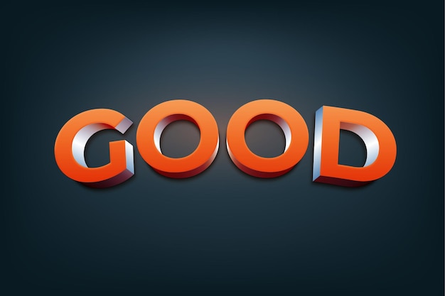 Bon Effet De Texte Style Orange