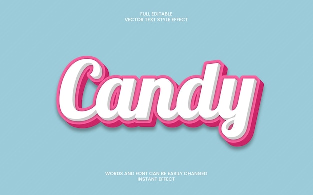 Bonbon effet de texte