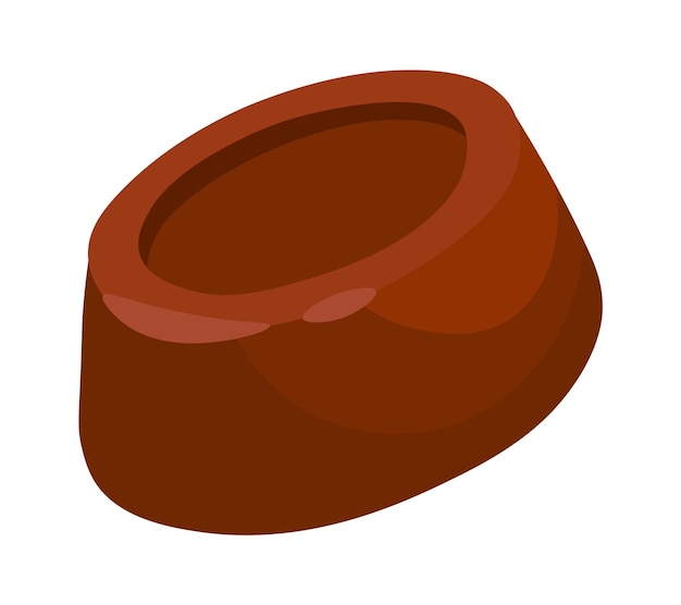 Bonbons au chocolat Sweet Food Dessert icône Illustration vectorielle