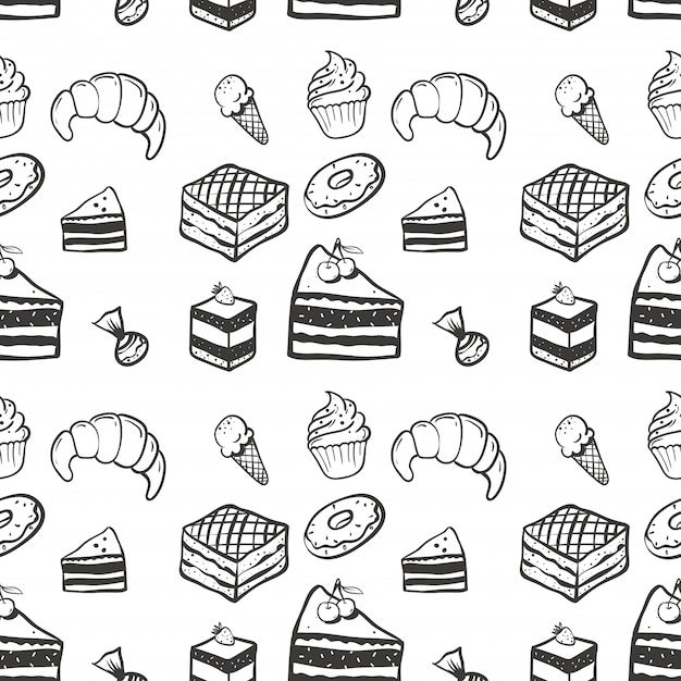 Vecteur bonbons seamless pattern