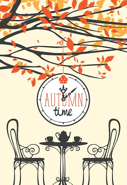 Bonjour Affiche D'automne