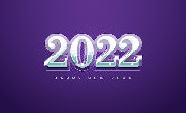 Bonne Année 2022 Avec Effet Bulle