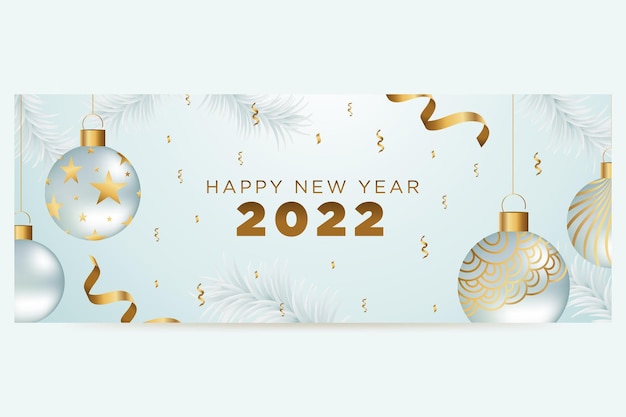 Vecteur bonne année 2022