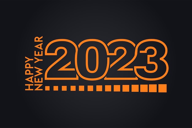 Vecteur bonne année 2023 015842