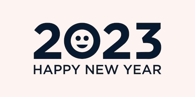 Bonne Année 2023 Création De Logo Modèle De Vecteur De Conception De Texte Nouvel An 2023