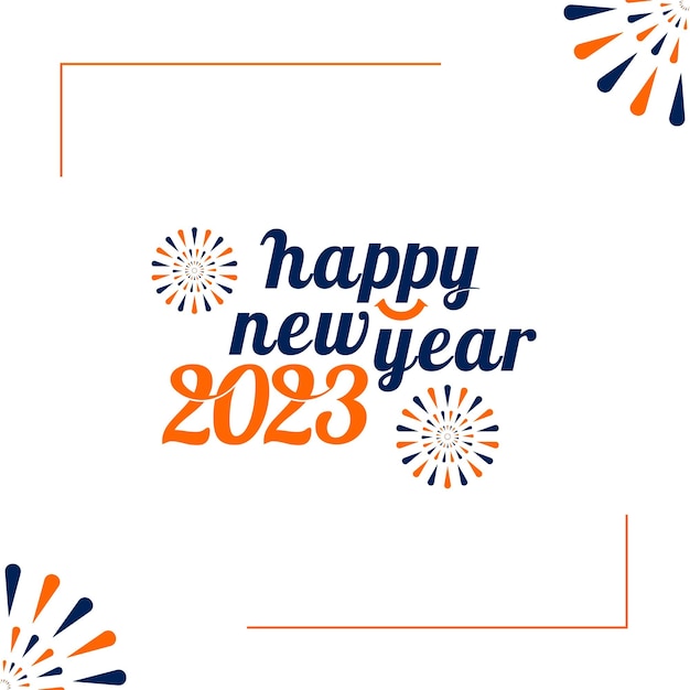 Bonne Année 2023 Design Minimal