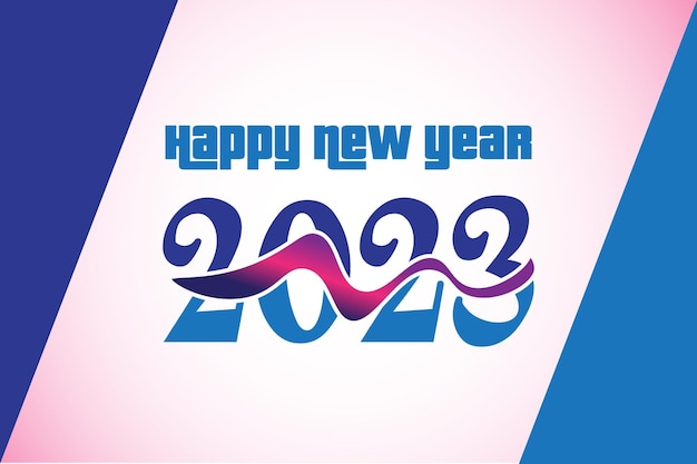 Vecteur bonne année 2023 vecteur