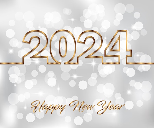 Bonne Année 2024 à L'arrière-plan