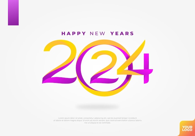 bonne année 2024 logo