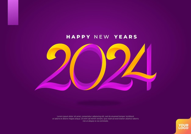 Bonne Année 2024 Logo