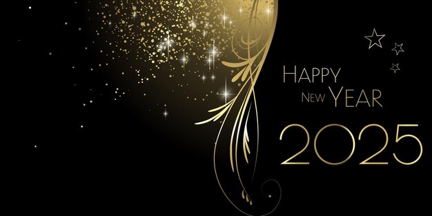 Bonne année 2025 design