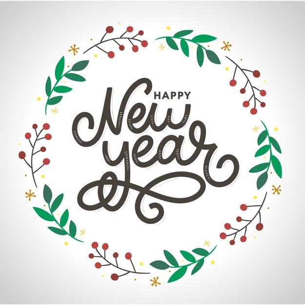 Bonne année. Caractères