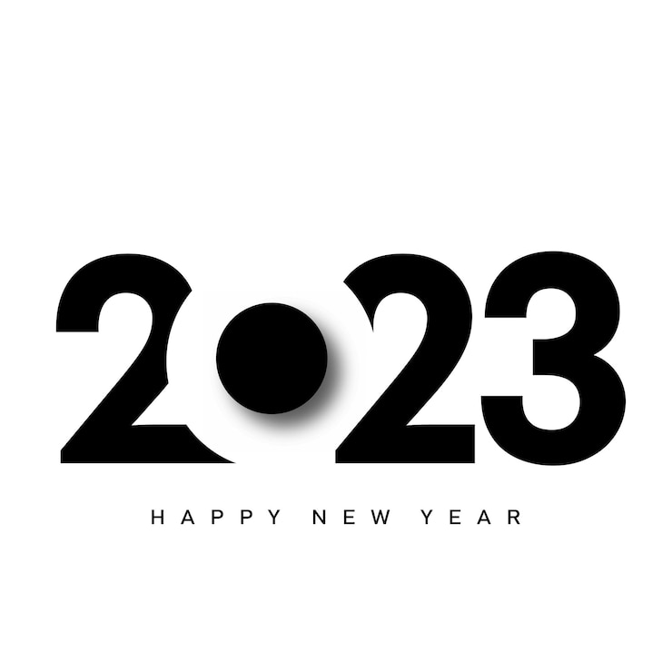 Vecteur bonne année et carte de joyeux noël avec texte 3d