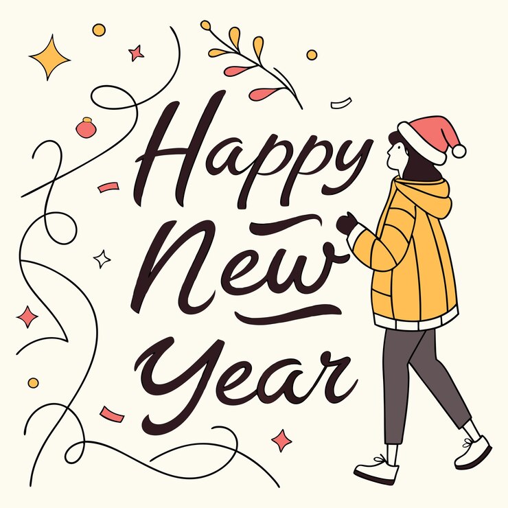 Vecteur bonne année illustration vectorielle