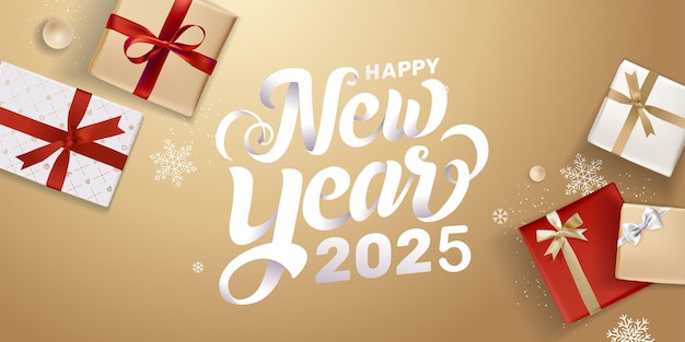 Bonne année modèle de conception vectorielle