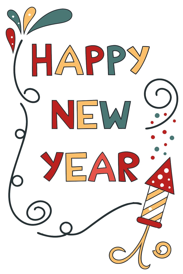 Vecteur bonne année!