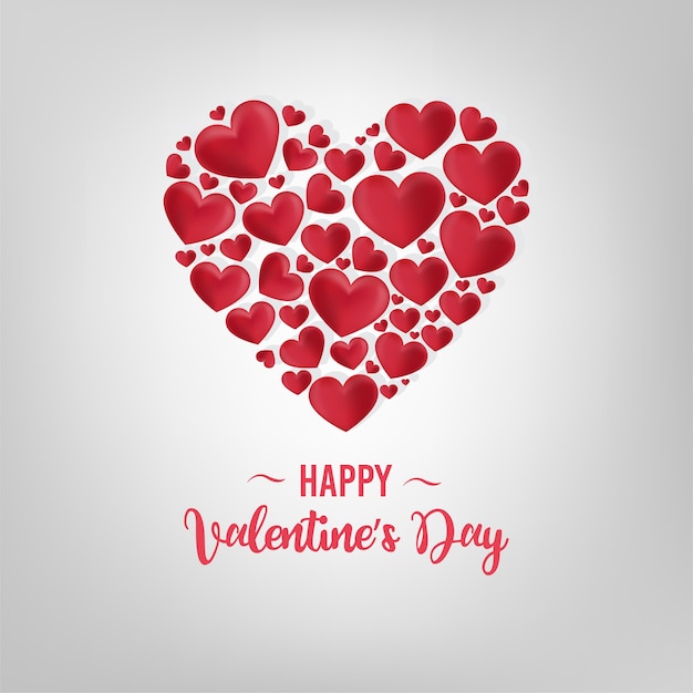 Bonne carte de la Saint-Valentin