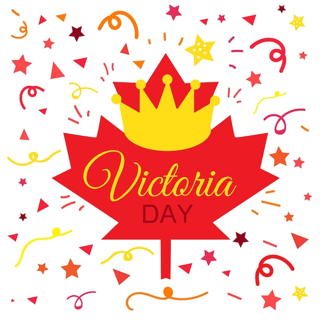 Vecteur bonne fête de victoria sticker