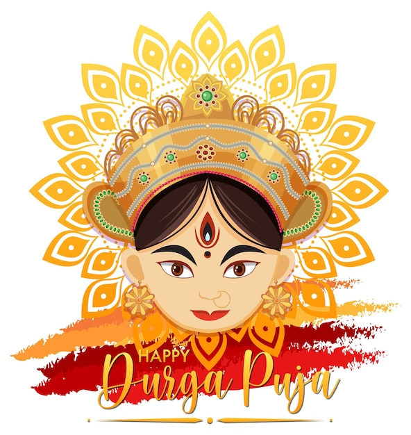 Bonne Journée D'événement Durga Puja