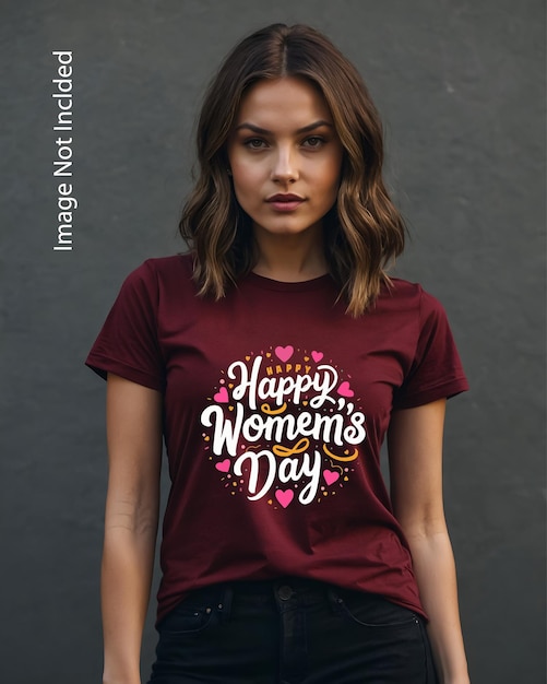 Vecteur bonne journée féminine t-shirt design avec typographie et illustration d'amour